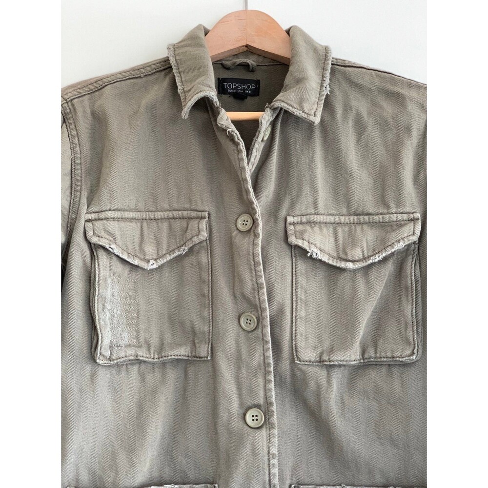 Topshop Military Jacket US4